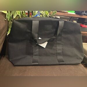 Giorgio Armani Black Large Canvas Duffel